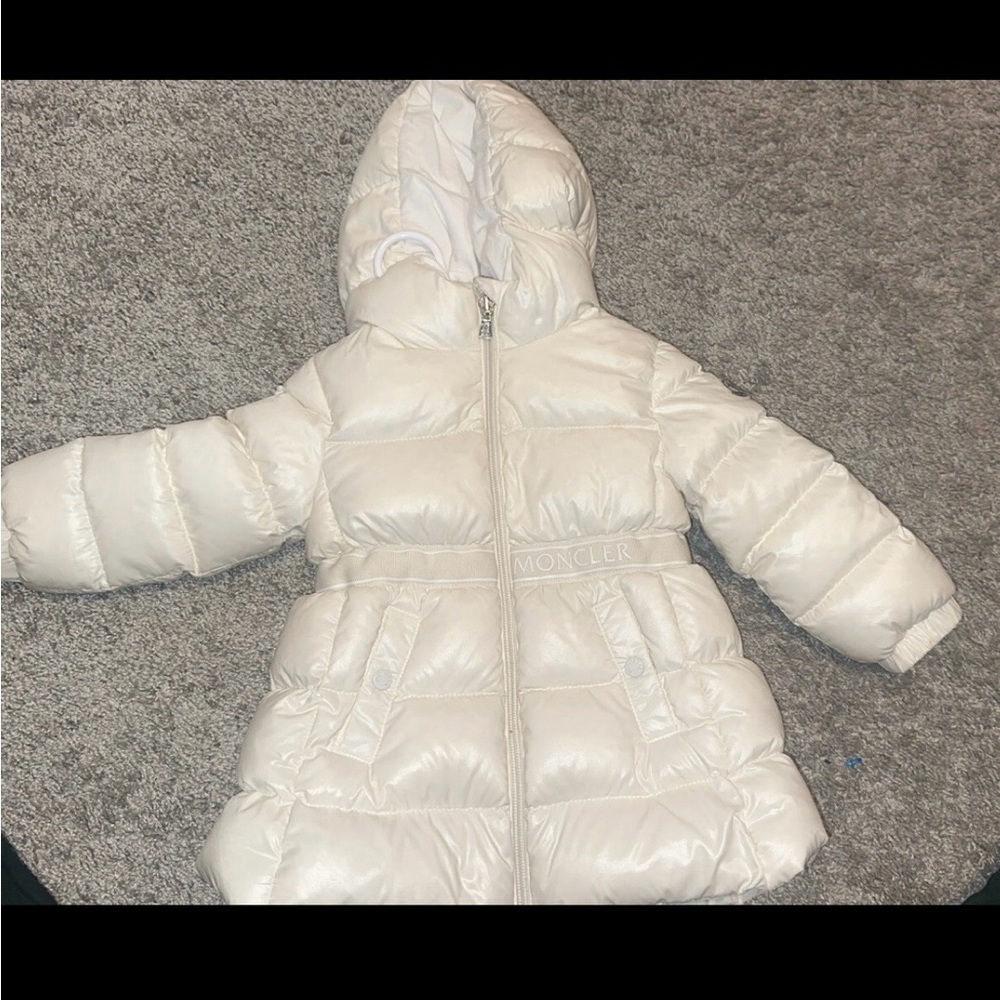 Moncler Ivory Quilted Jacket